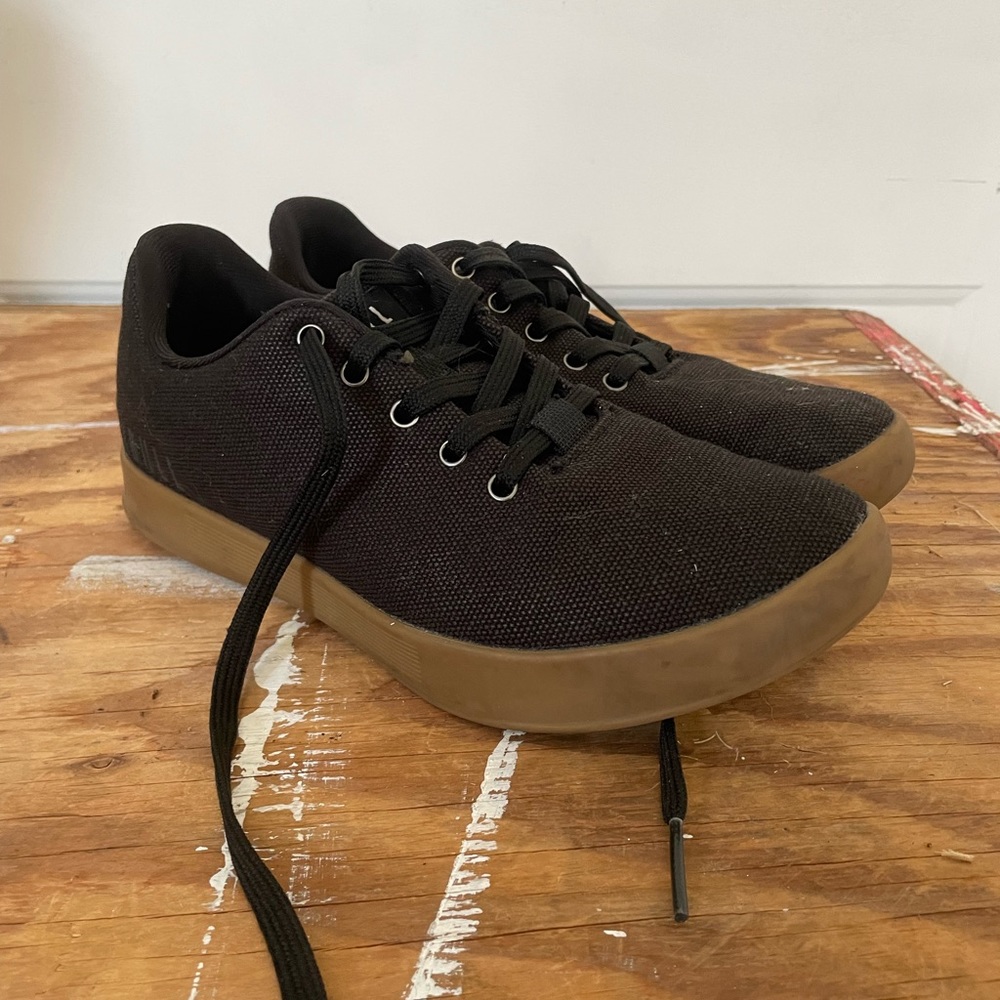 NoBull Low Rise Black Canvas Trainer
